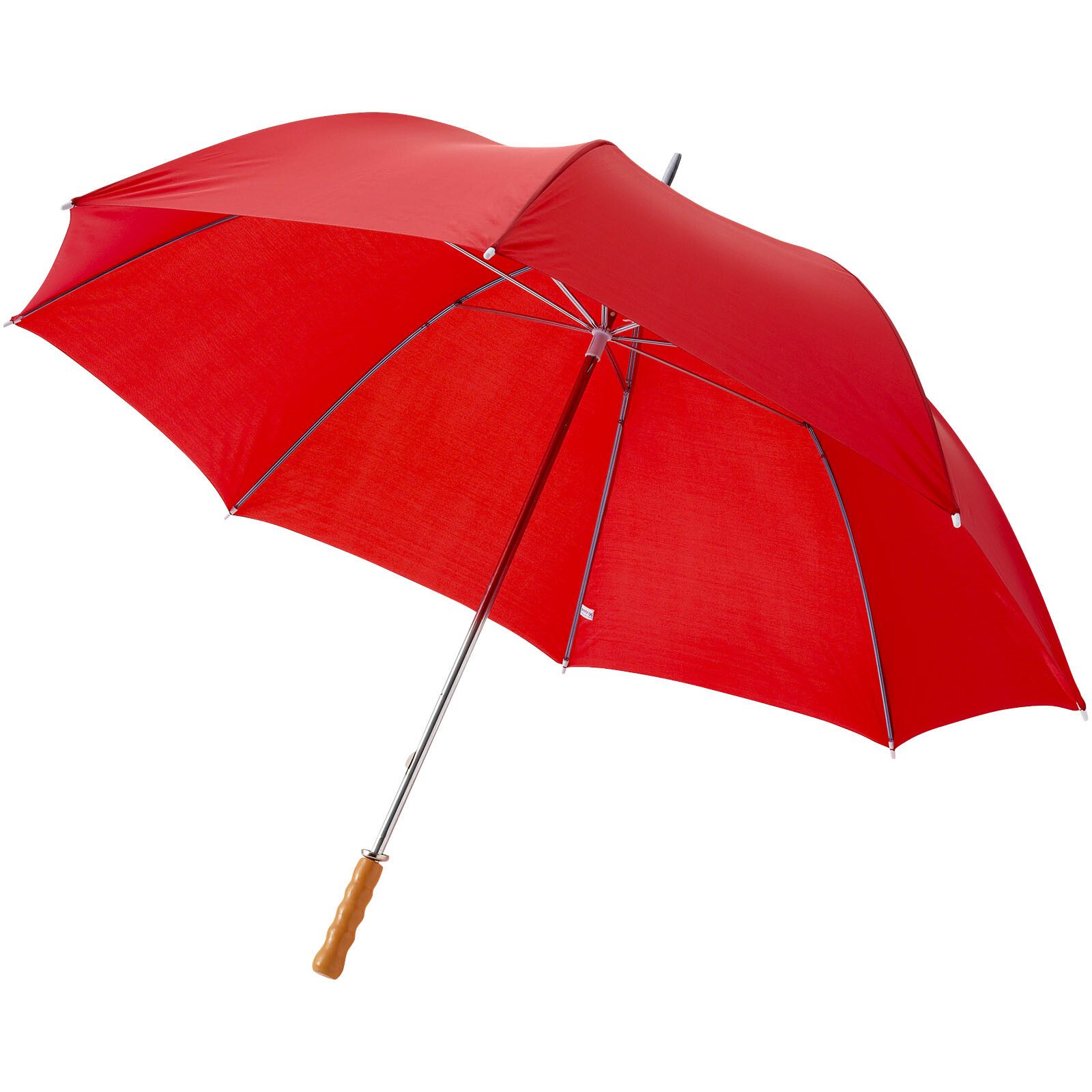 Karl 30" Golfschirm mit Holzgriff - rot-23