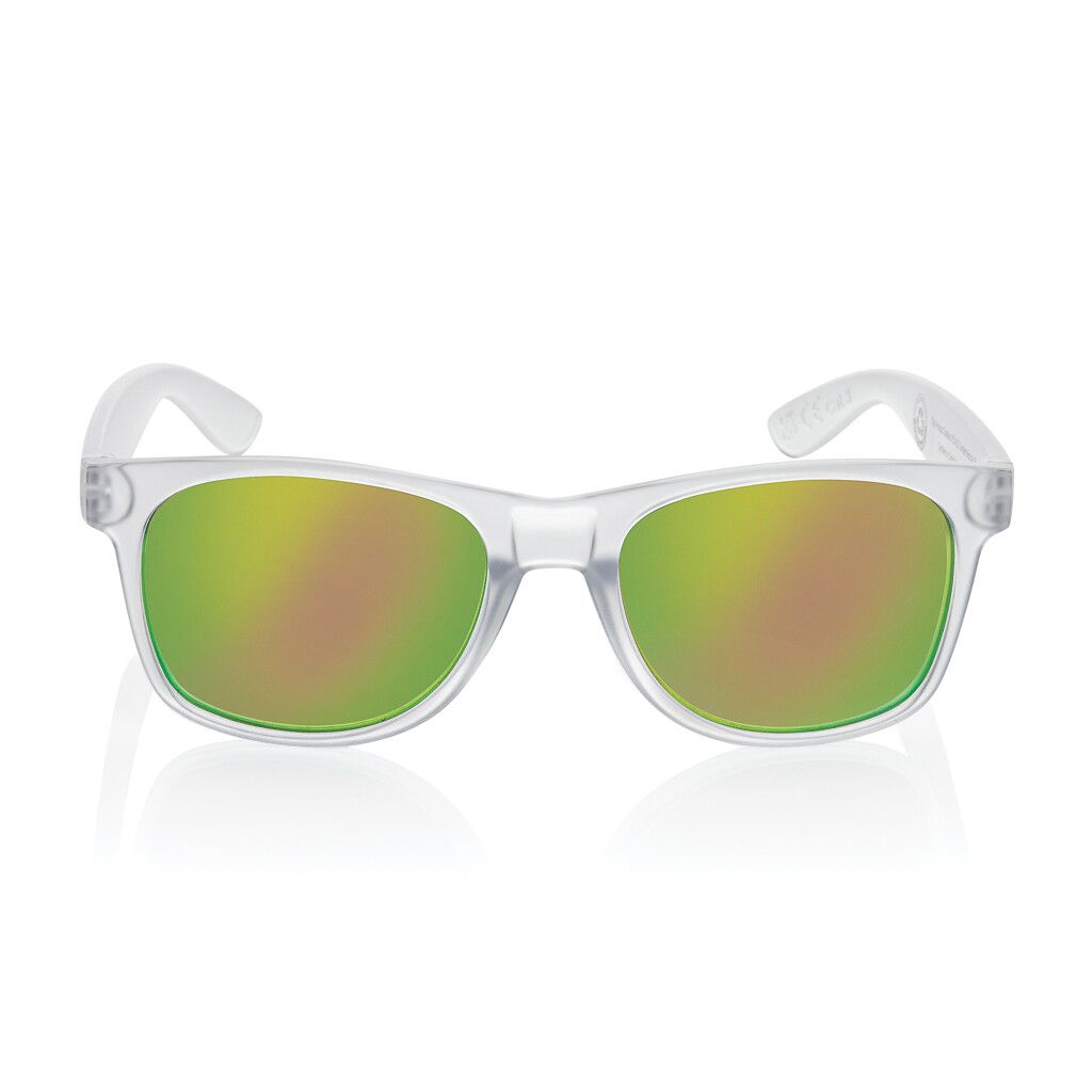 Gleam Sonnenbrille aus RCS rec. PC mit verspiegelten Gläsern - weiß-970