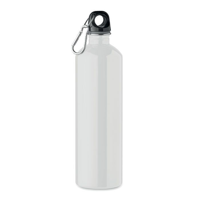 Trinkflasche recycelter 750 ml REBIG MOSS - weiß-398