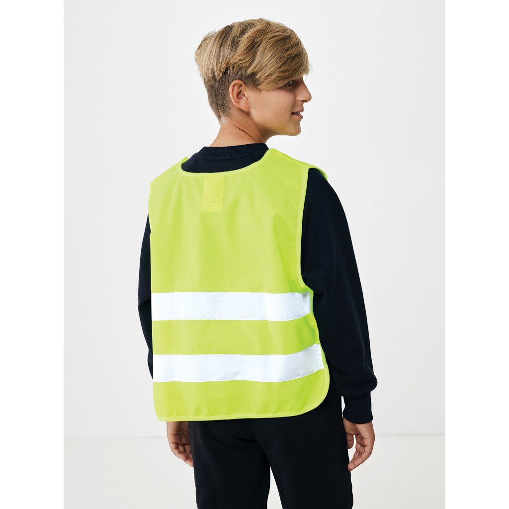 Sicherheitsweste aus GRS recyceltem PET 7-12 Jahre - gelb-557