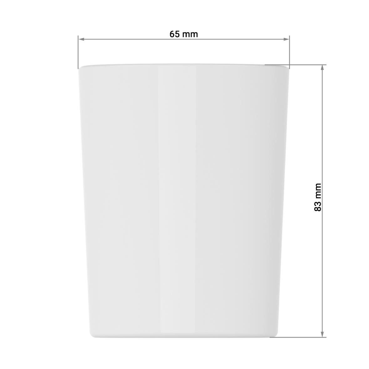 Zahnputzbecher Fresh 0,2 ltr. - weiß-965