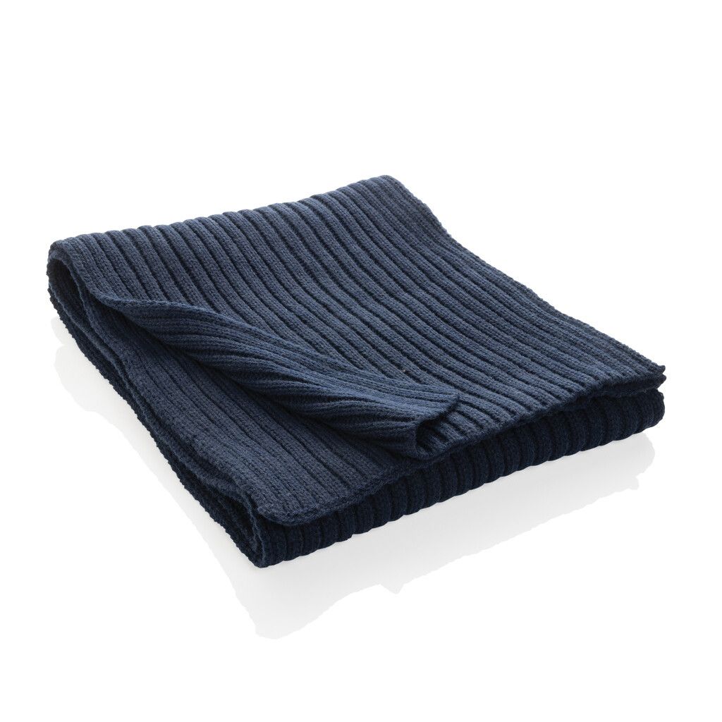 Impact AWARE™ Polylana® Strickschal 180x25cm - navy blau-435