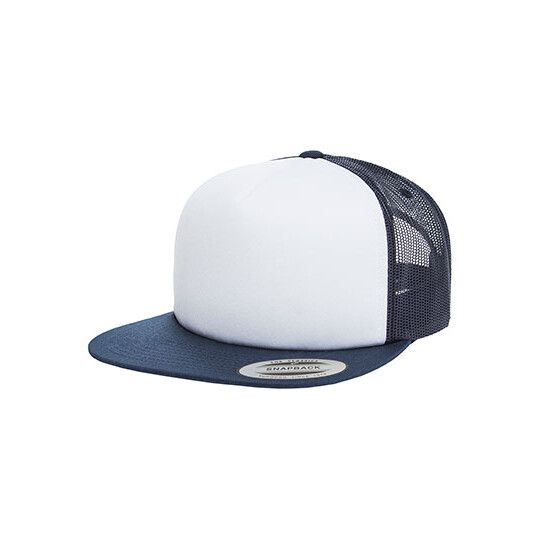 Foam Trucker With White Front - navy - white - navy-384