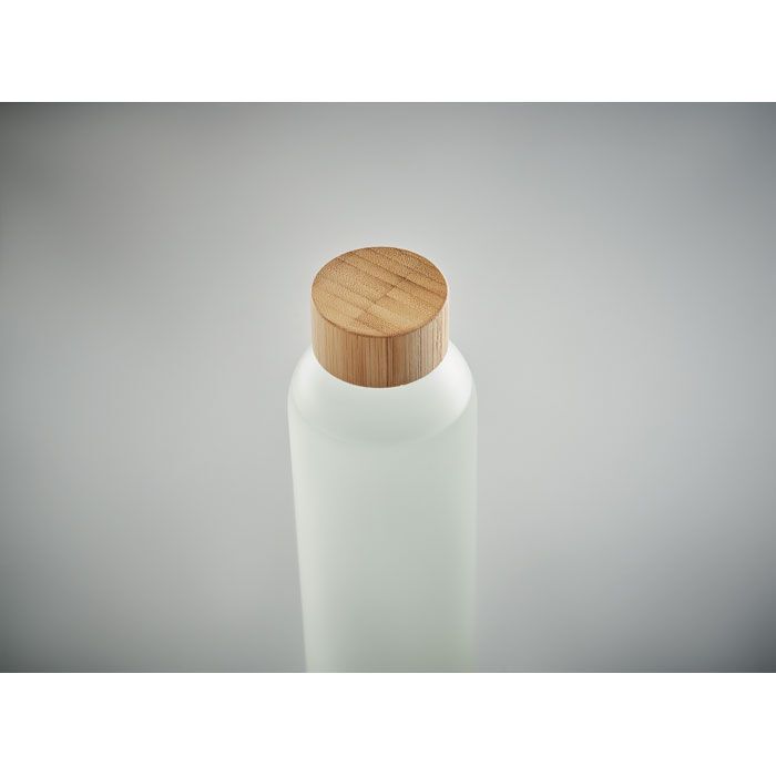 Glasflasche Subli 650ml LOM - transparent weiß-838