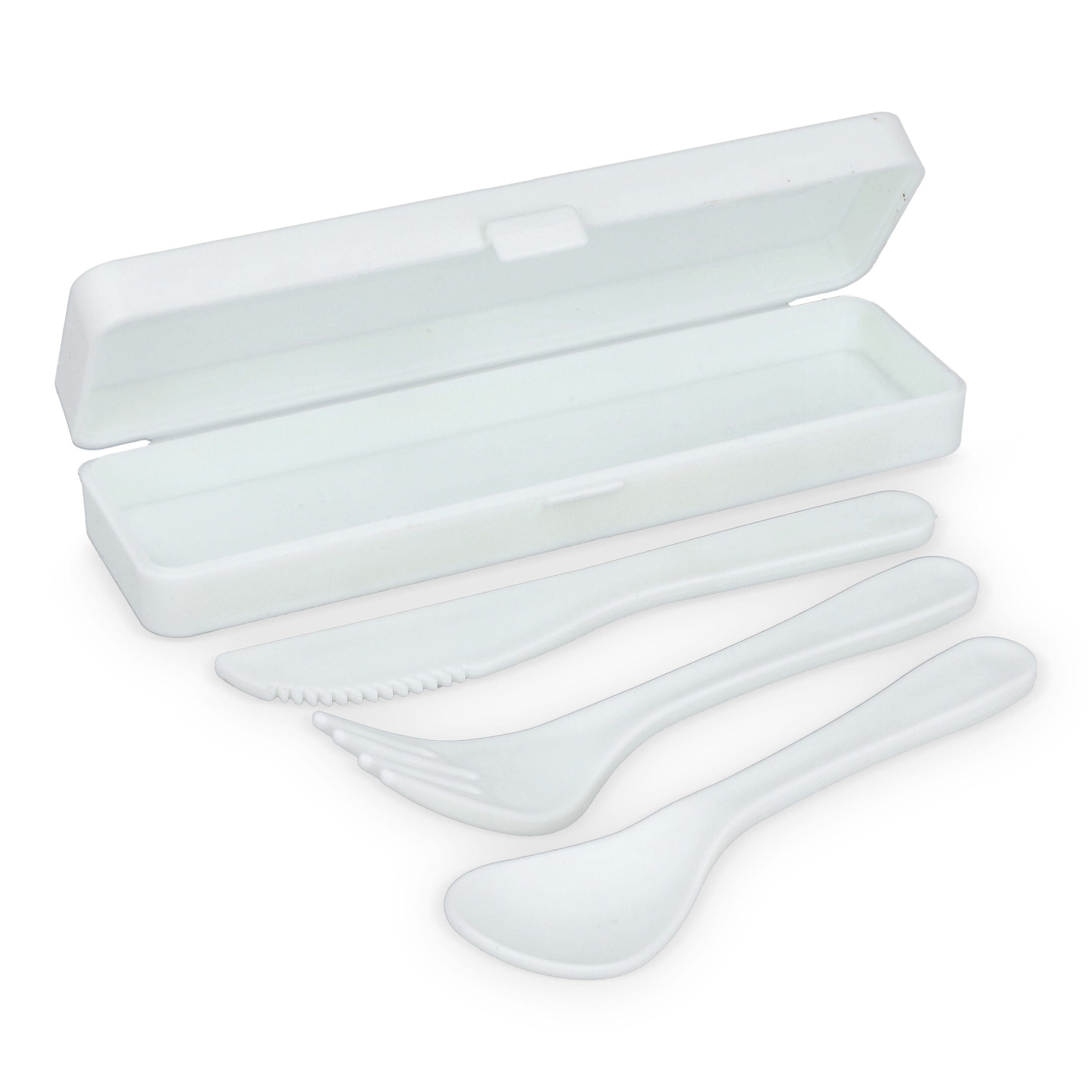 Besteckset PP - weiss-943