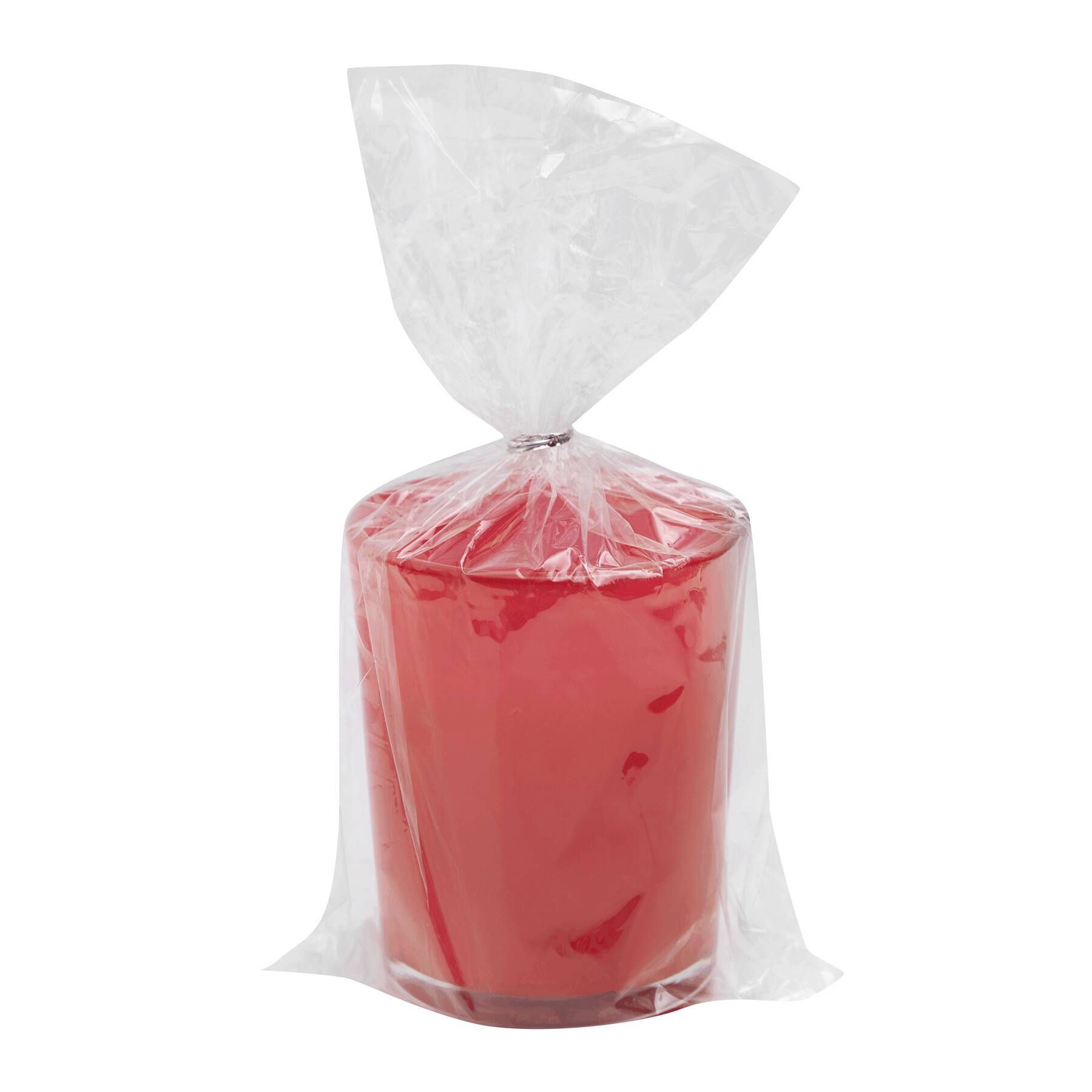 Kerze im Glas SPHERE - rot-417