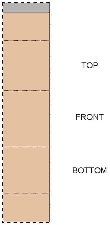 Veredelungsposition Kraft-Papierbanderole