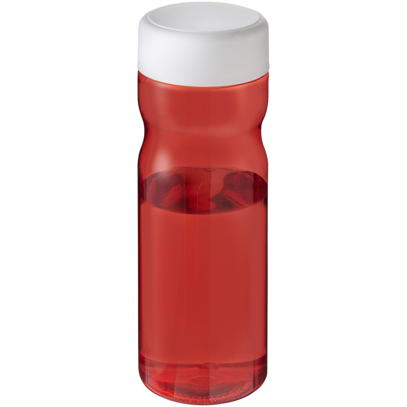 H2O Active Eco Base 650 ml Sportflasche mit Drehdeckel - rot -  weiss-212