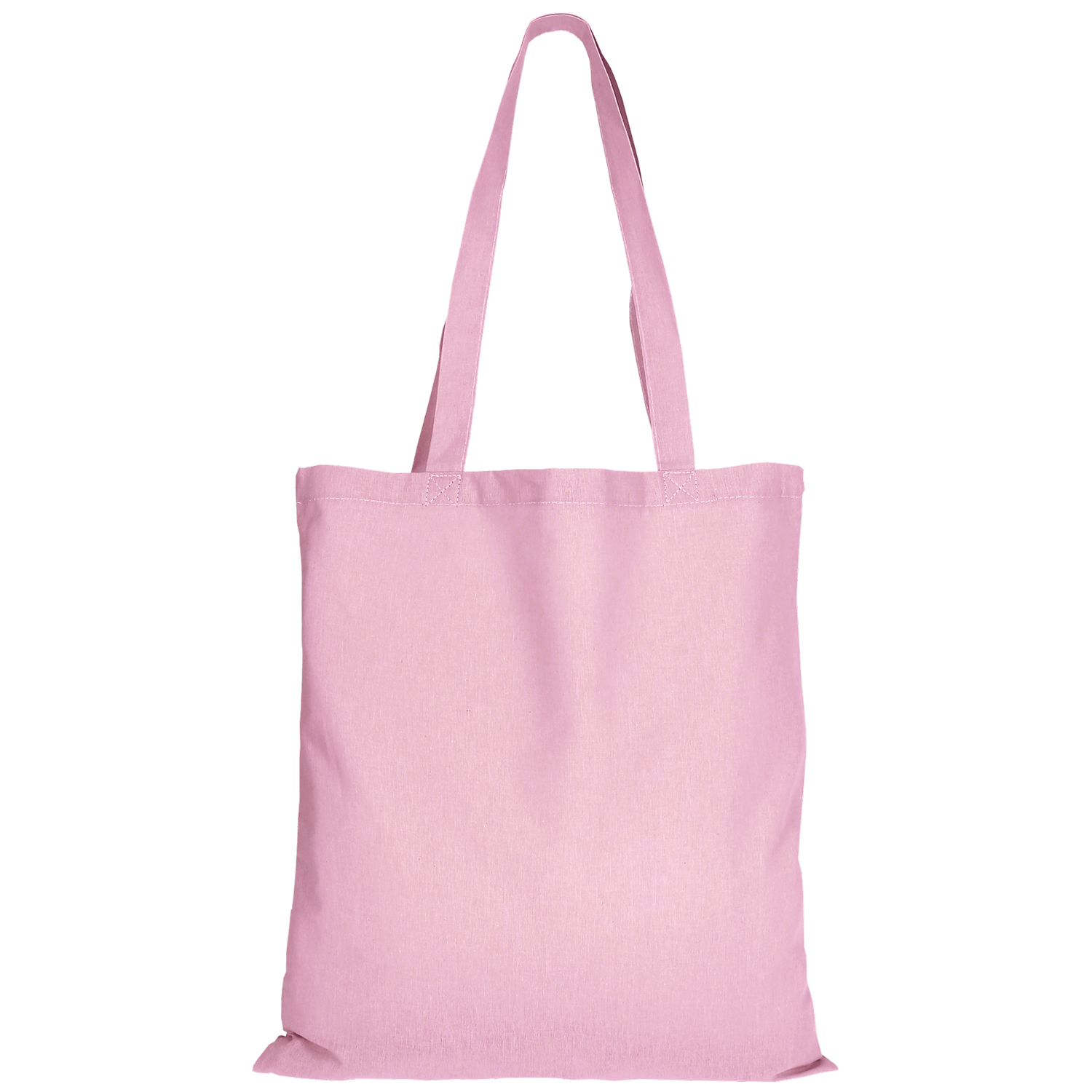 Einkaufstasche Baumwolle - lange Henkel - rosa-76
