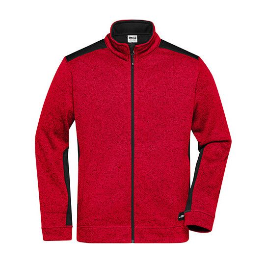 red melange - black