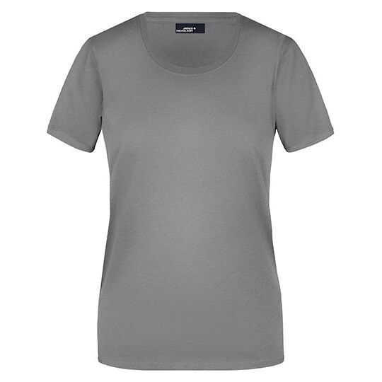 Ladies´ Basic-T - dark grey solid-945