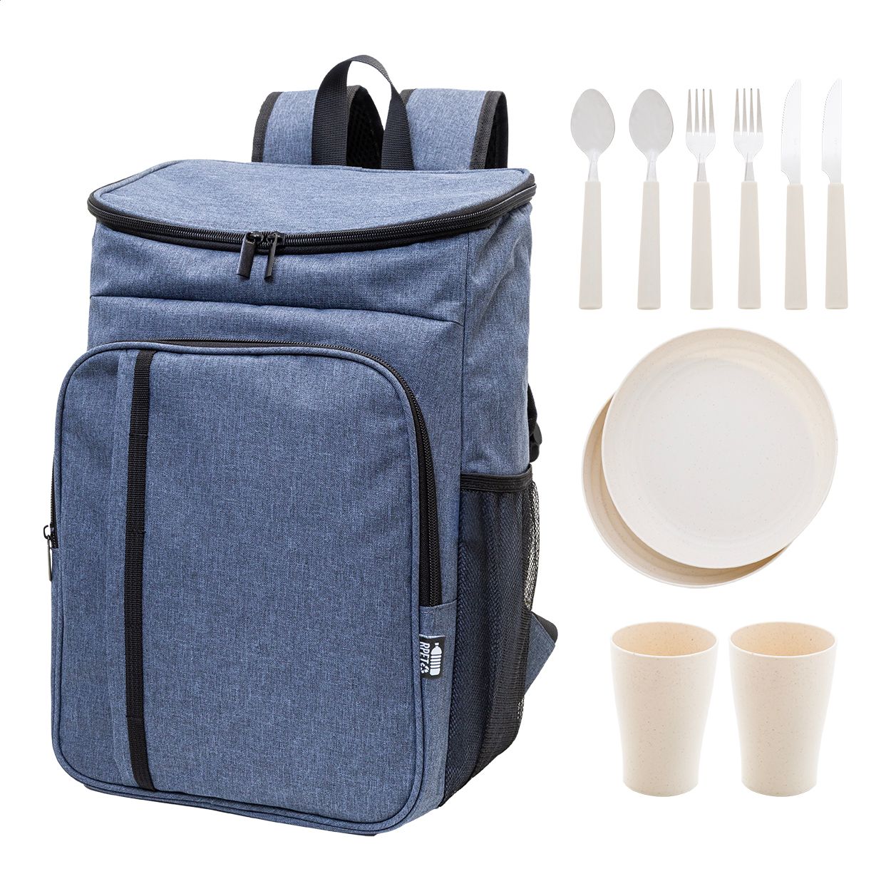 Duonic Picknick-Kühlrucksack, RPET - dunkelblau-848