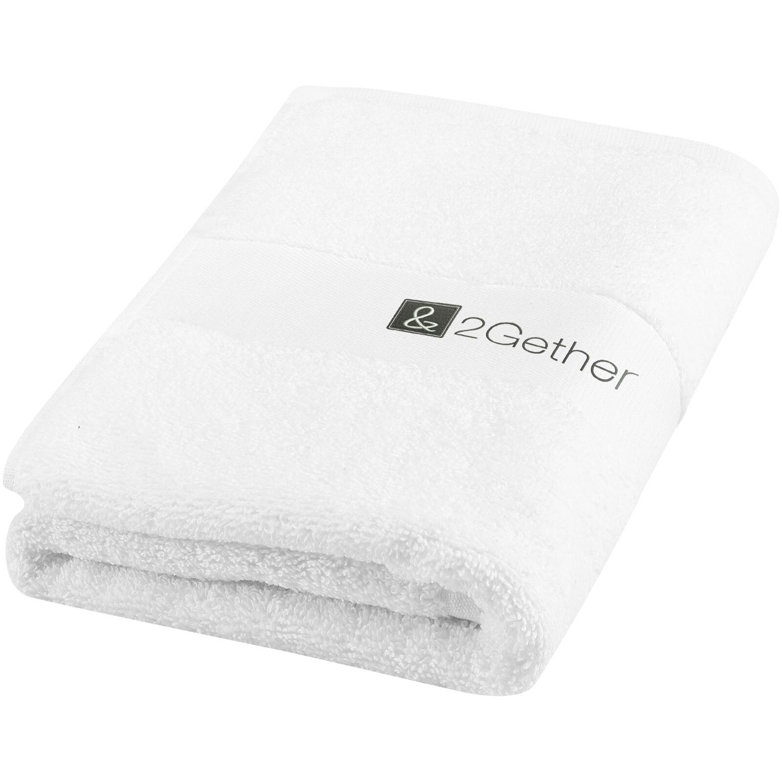 Charlotte 450 g/m² Baumwollhandtuch 50 x 100 cm - weiss-46