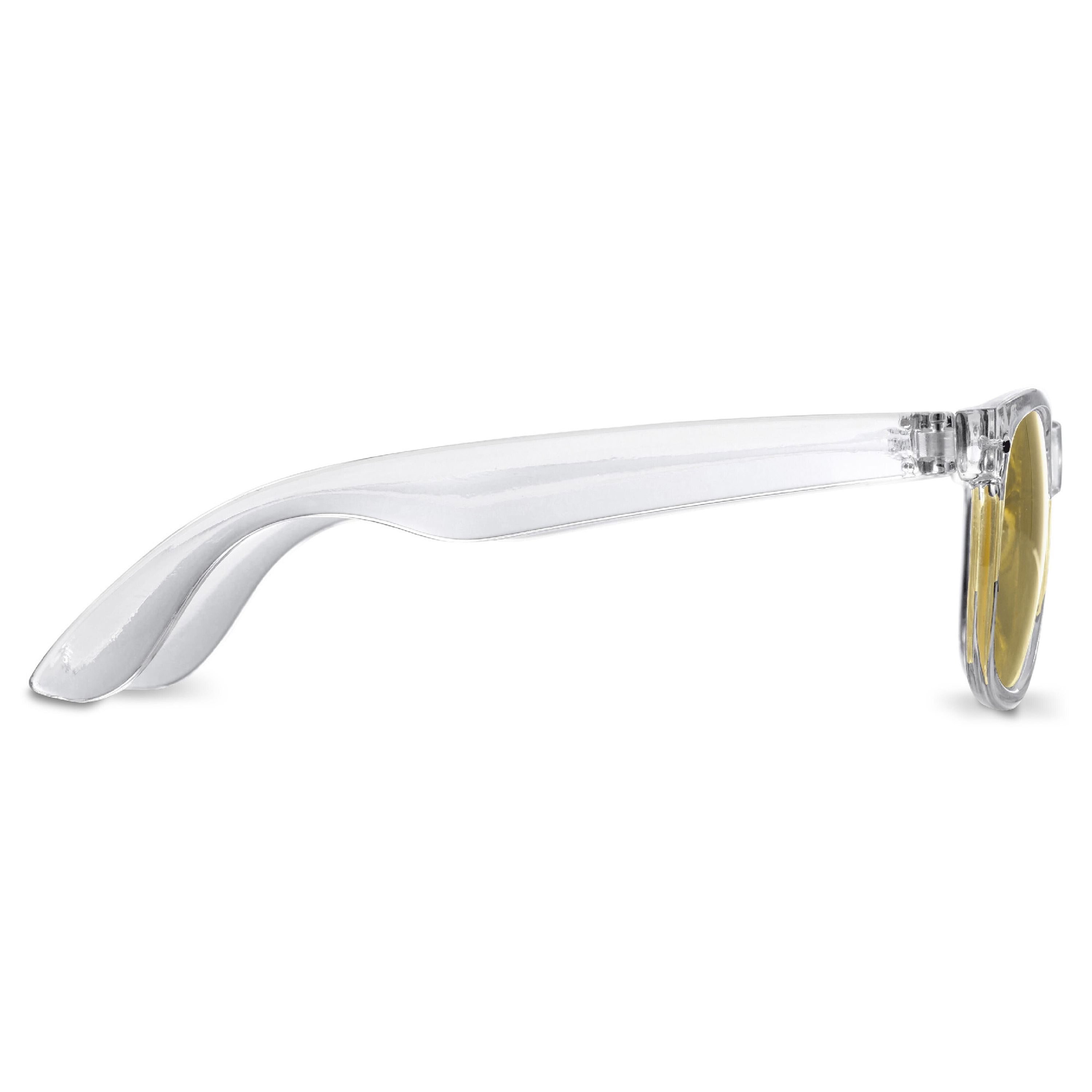 Sonnenbrille Bradley transparent UV400 - transparent  -  orange-220