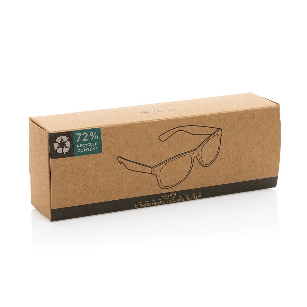 Gleam Sonnenbrille aus RCS rec. PC mit verspiegelten Gläsern - blau-584