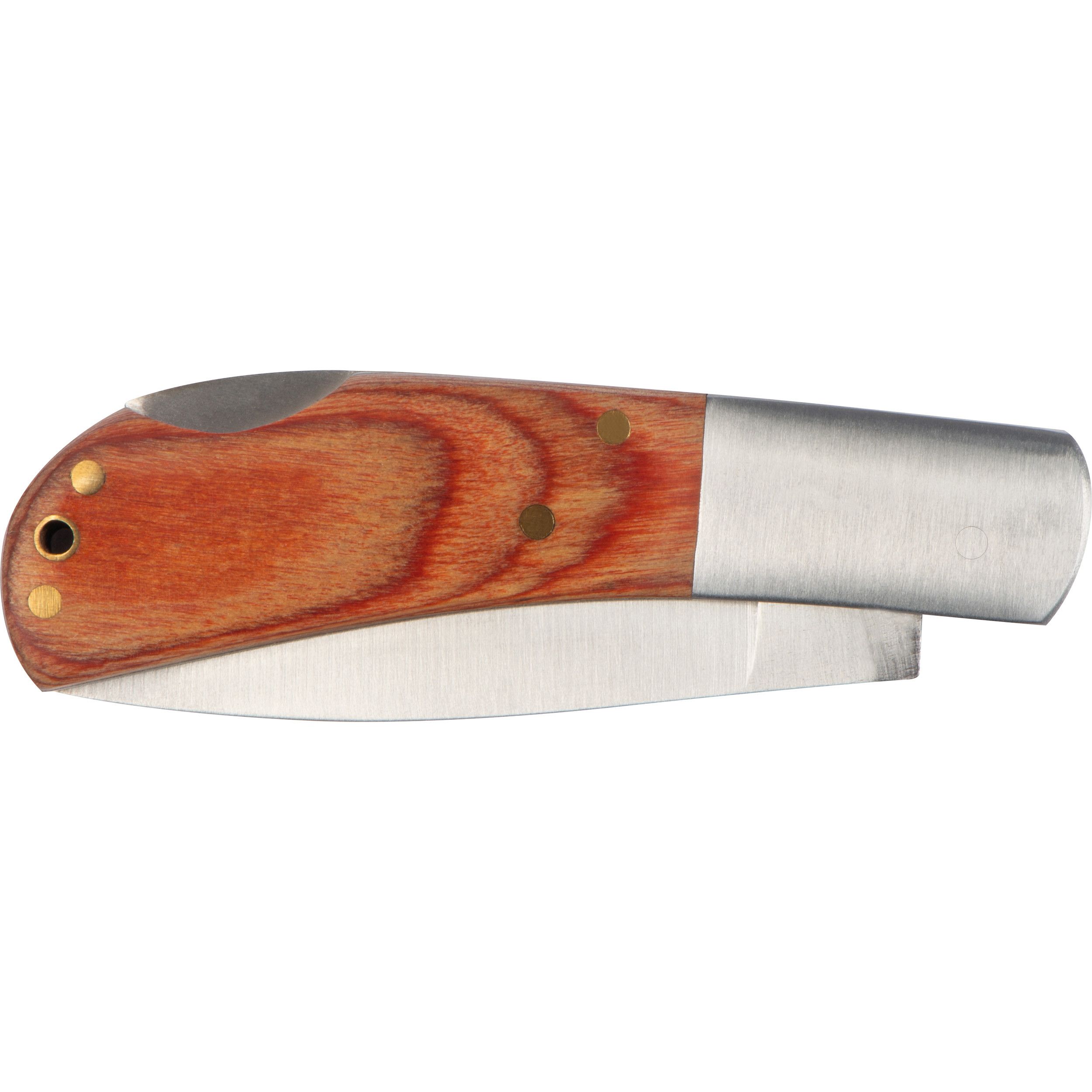 Klappmesser mit Holzgriff - braun-600