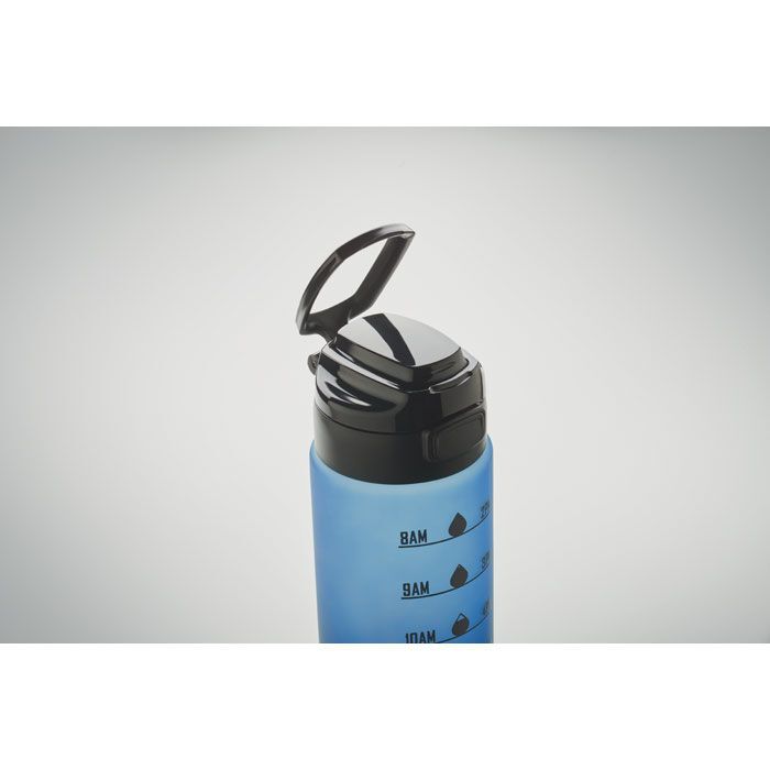 Sport-Trinkflasche RPET 1L LEVEL - blau-726