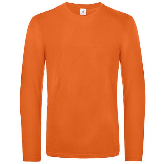 Men´s T-Shirt #E190 Long Sleeve für Herren - urban orange - XL-159