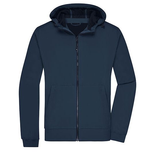 Men´s Hooded Softshell Jacket - navy - navy-312