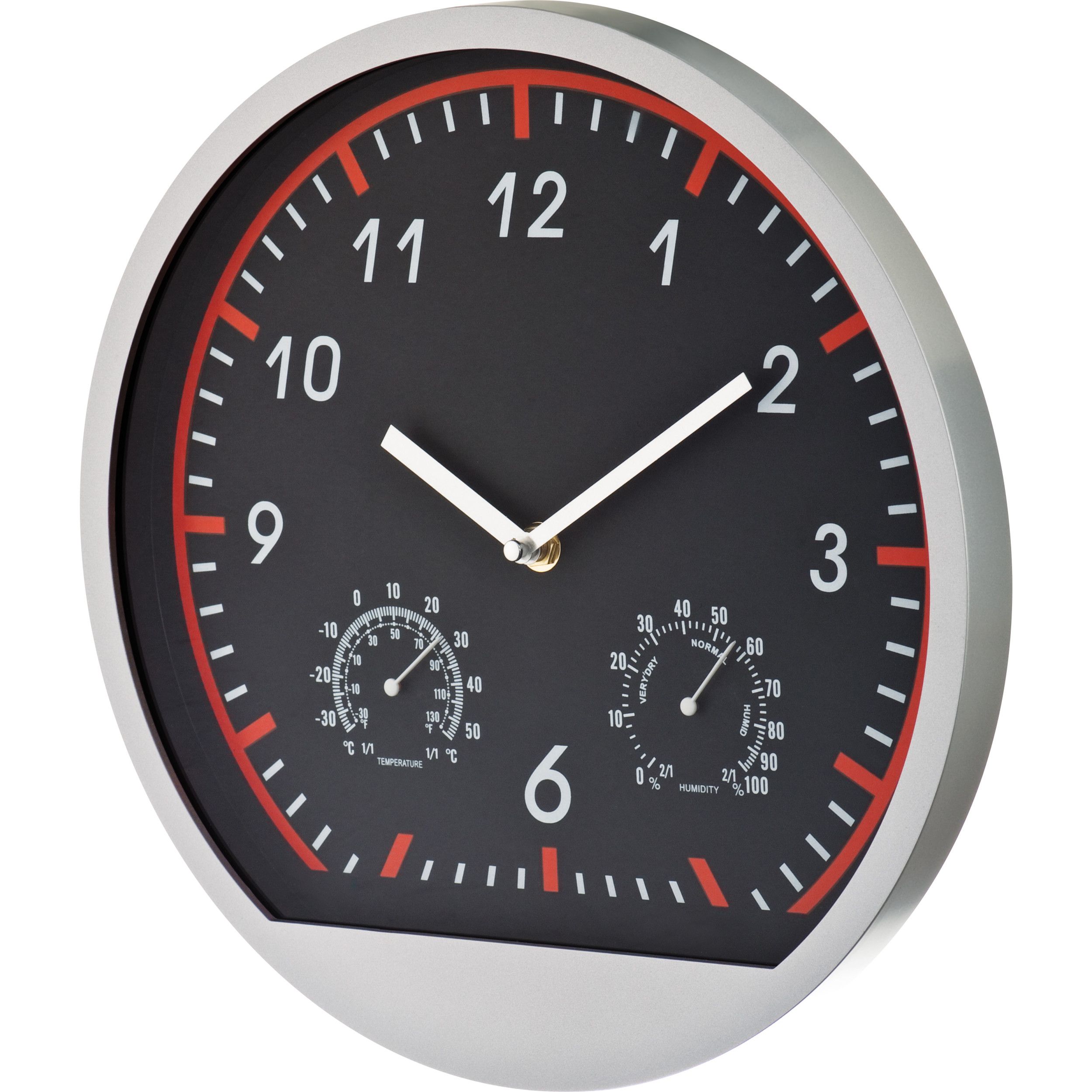 Wanduhr Bago - rot-623