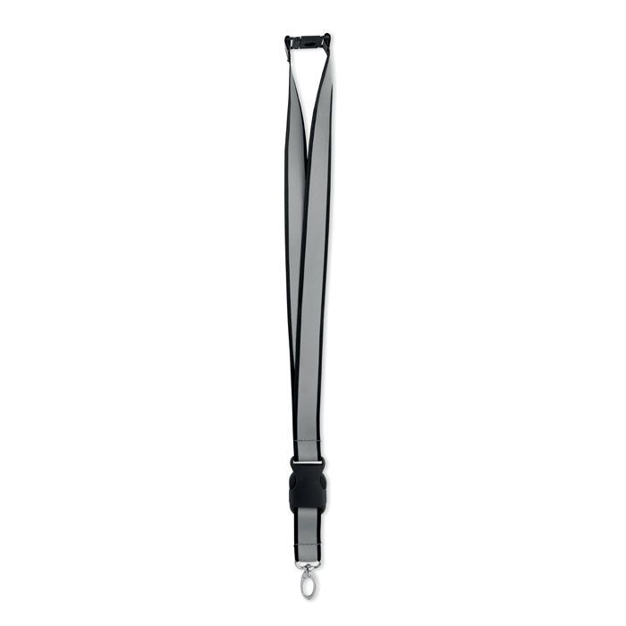 Reflektierendes RPET-Lanyard TOSEE - schwarz-612