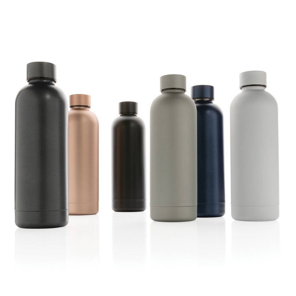 Impact Vakuumflasche aus RCS recyceltem Stainless-Steel - braun-661