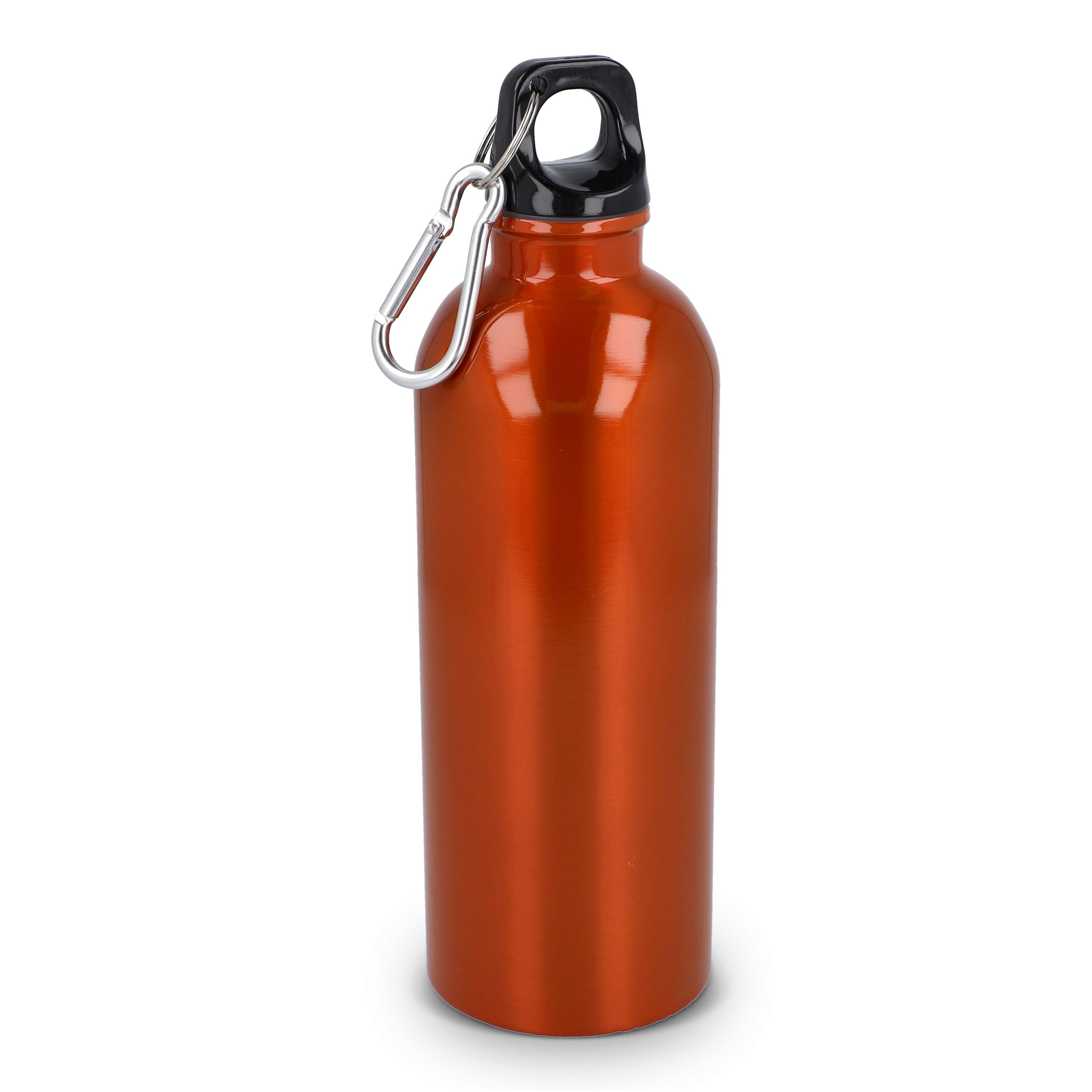 R-Edelstahl einwandige Flasche mit Karabiner 500 ml - orange-562