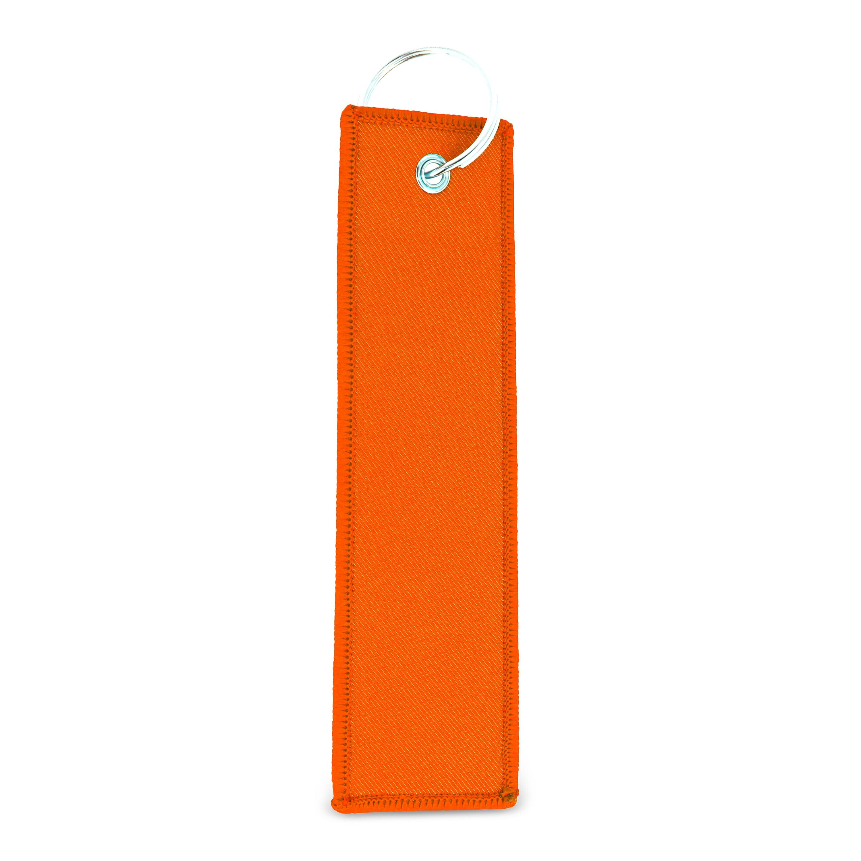 Kofferanhänger mit Schlüsselring - orange-253