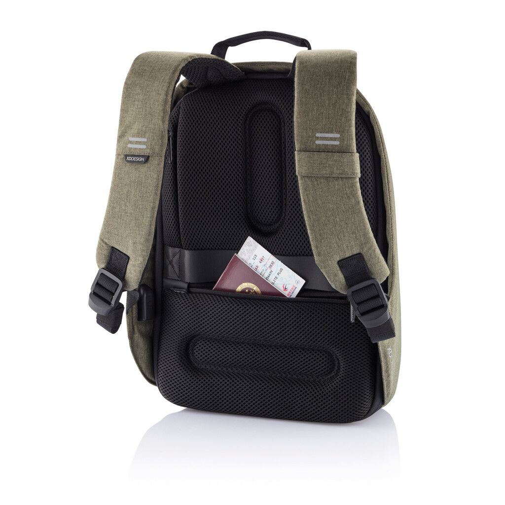 Bobby Hero Small Anti-Diebstahl-Rucksack - grün-574