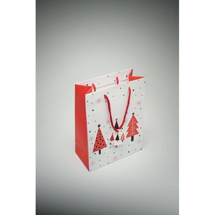 Geschenkpapiertüte, medium BOSSA MEDIUM - weiß-805