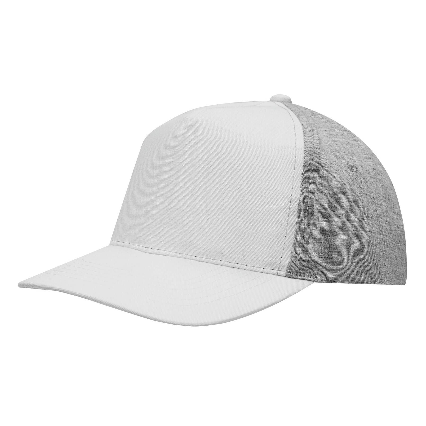 5-Panel-Baseball-Cap UP TO DATE - grau - weiß-939