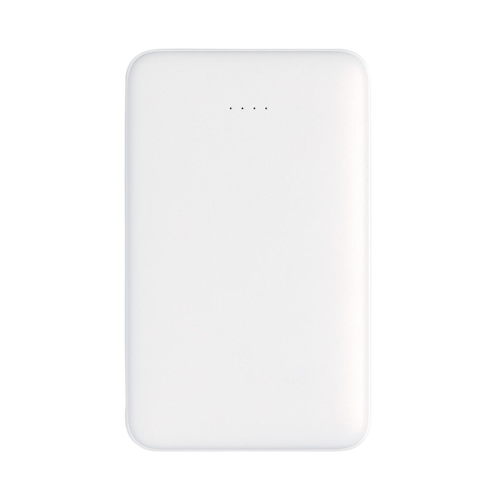 5.000 mAh Powerbank mit integriertem Kabel - weiß-207
