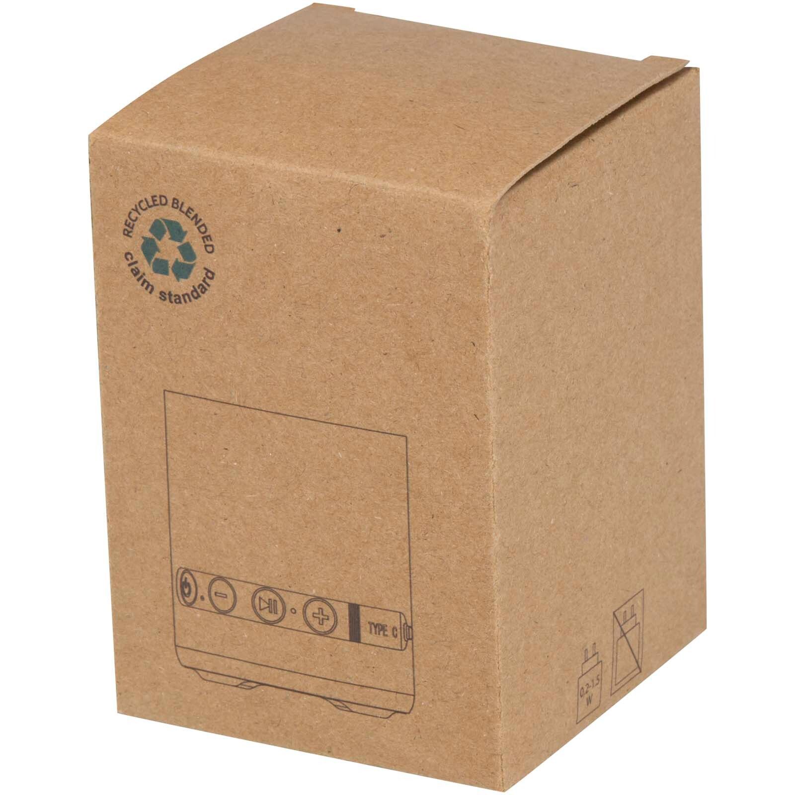 Hunor 3 W kabelloser Lautsprecher aus recyceltem Kunststoff - weiss-533