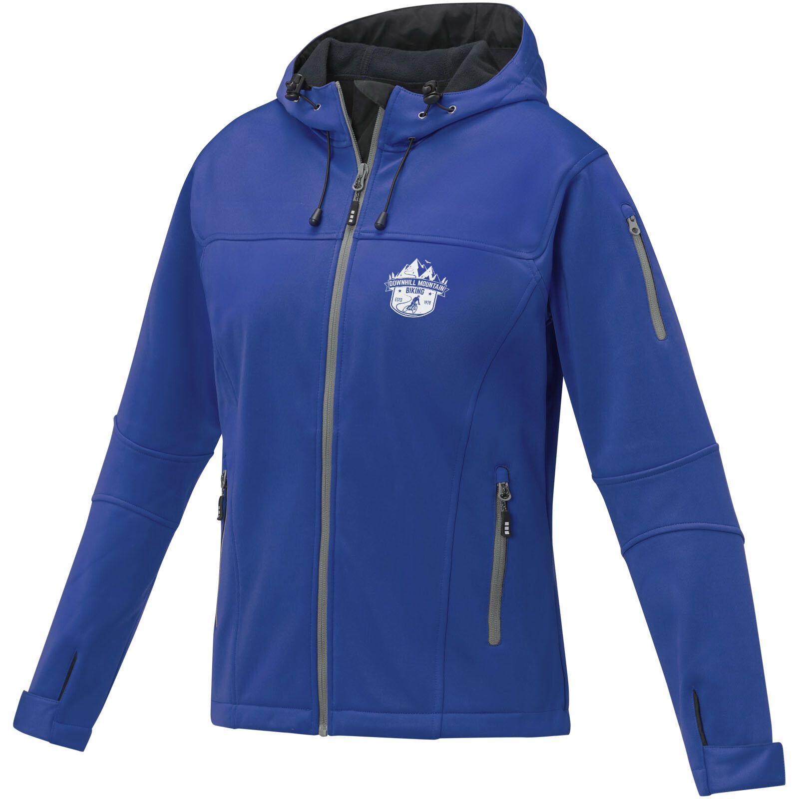 Match Softshelljacke für Damen - blau - M-489