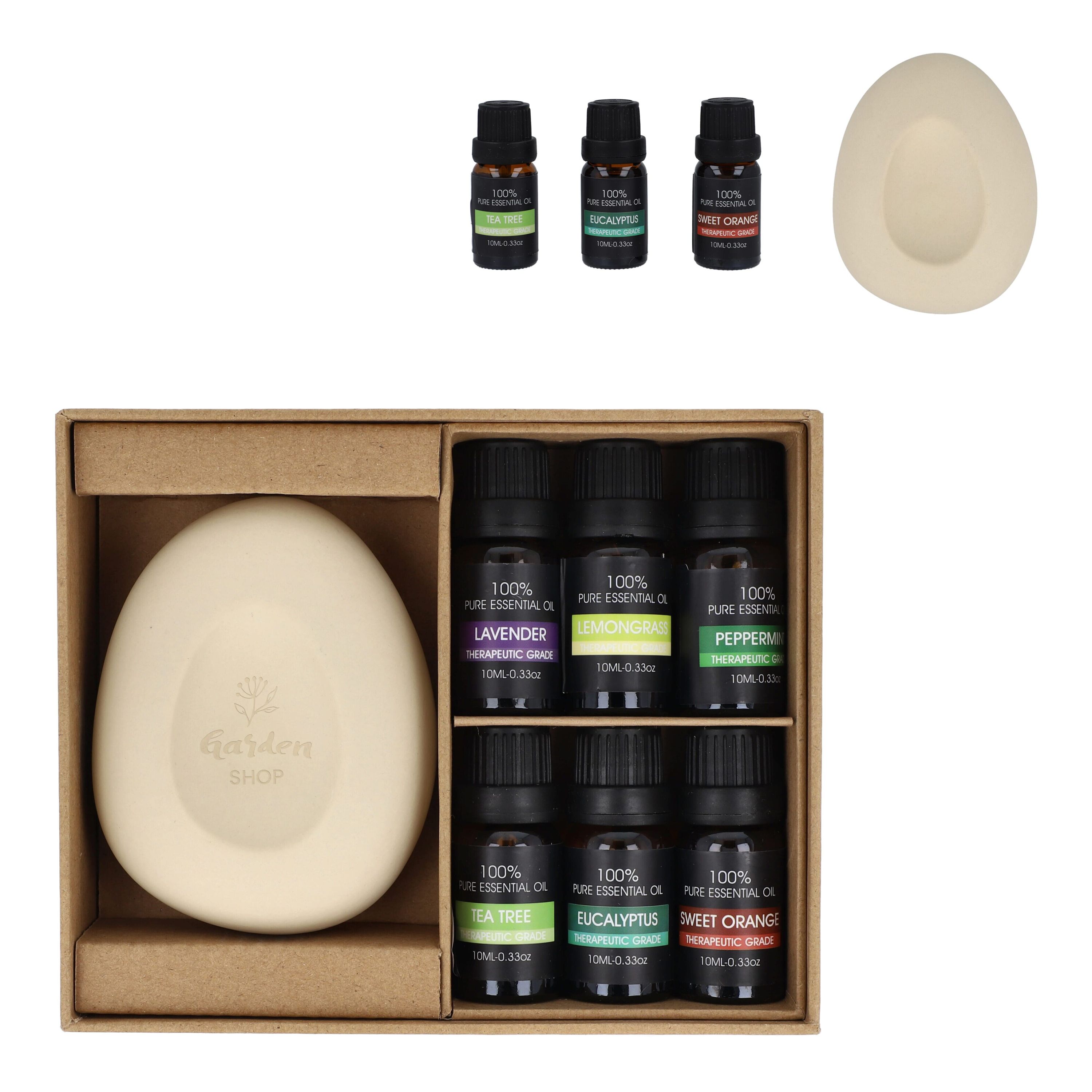 InsideOut Aroma Pebble Geschenkset mit 6 ätherischen Ölen - natur-392