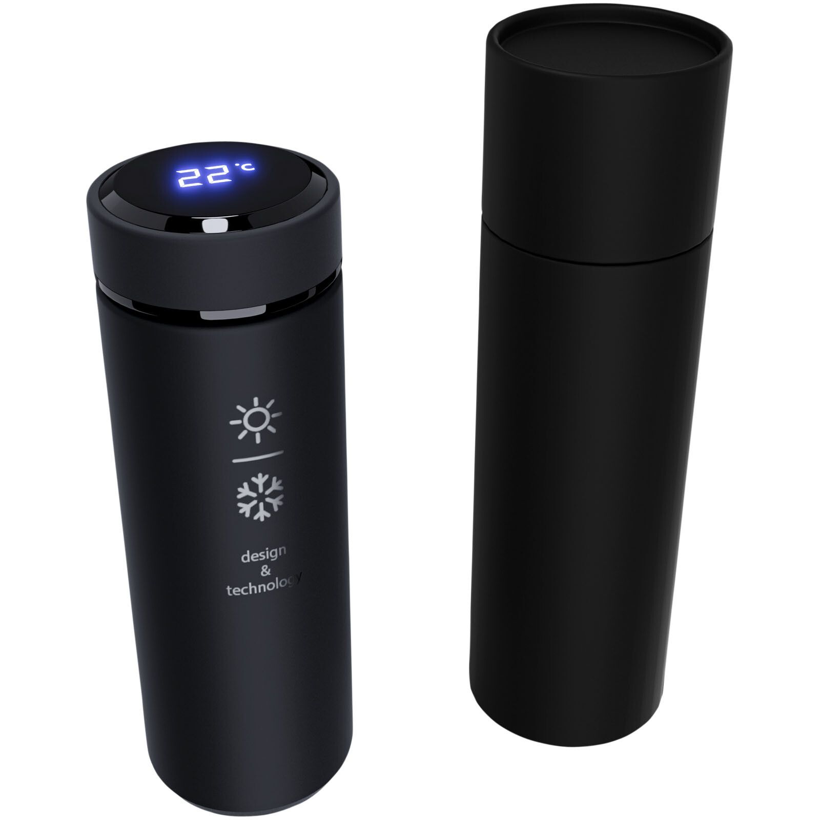 SCX.design D10 Smart Isolierflasche  - schwarz-297