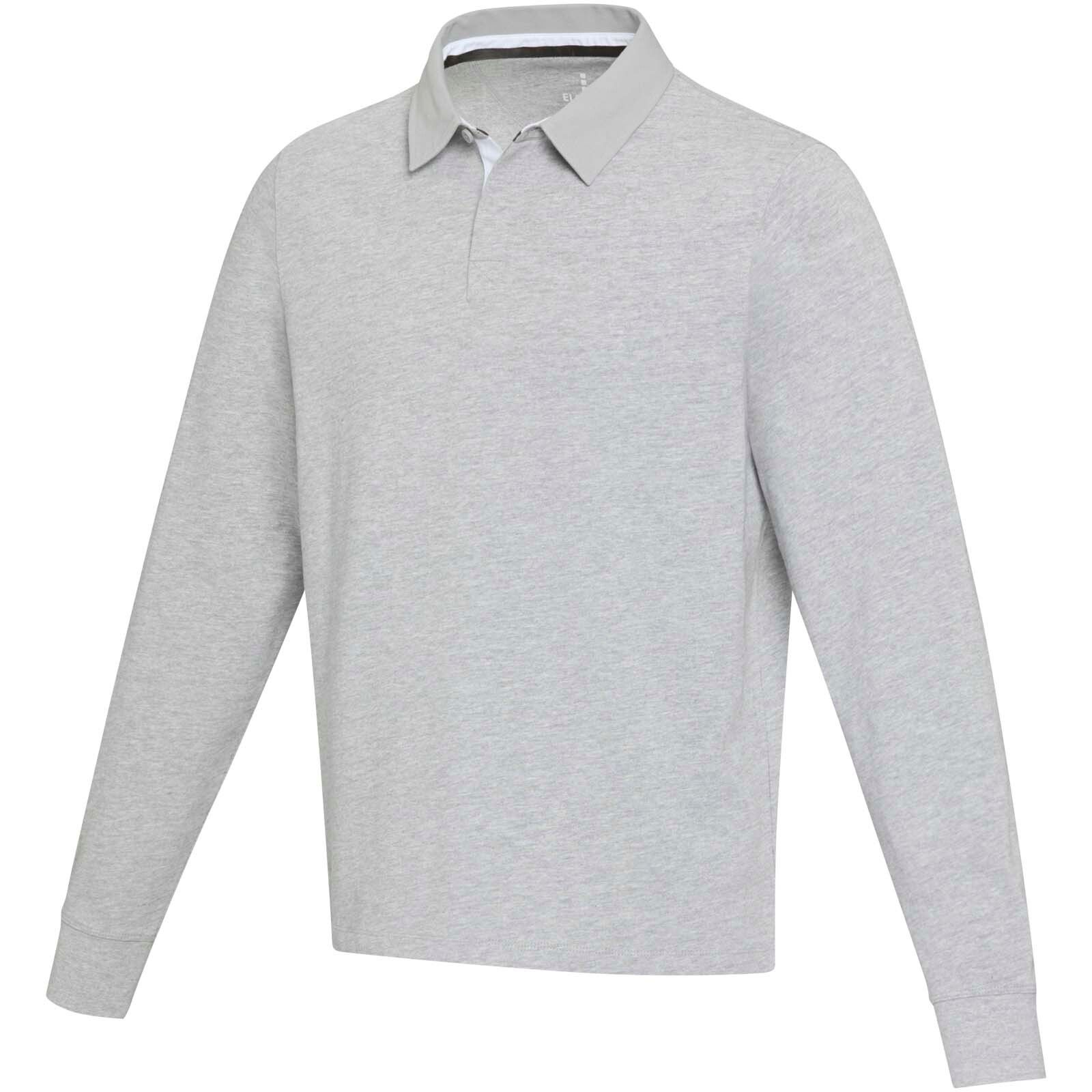 Clyde Rugby Polo Sweatshirt  - heather grau - XXL-357