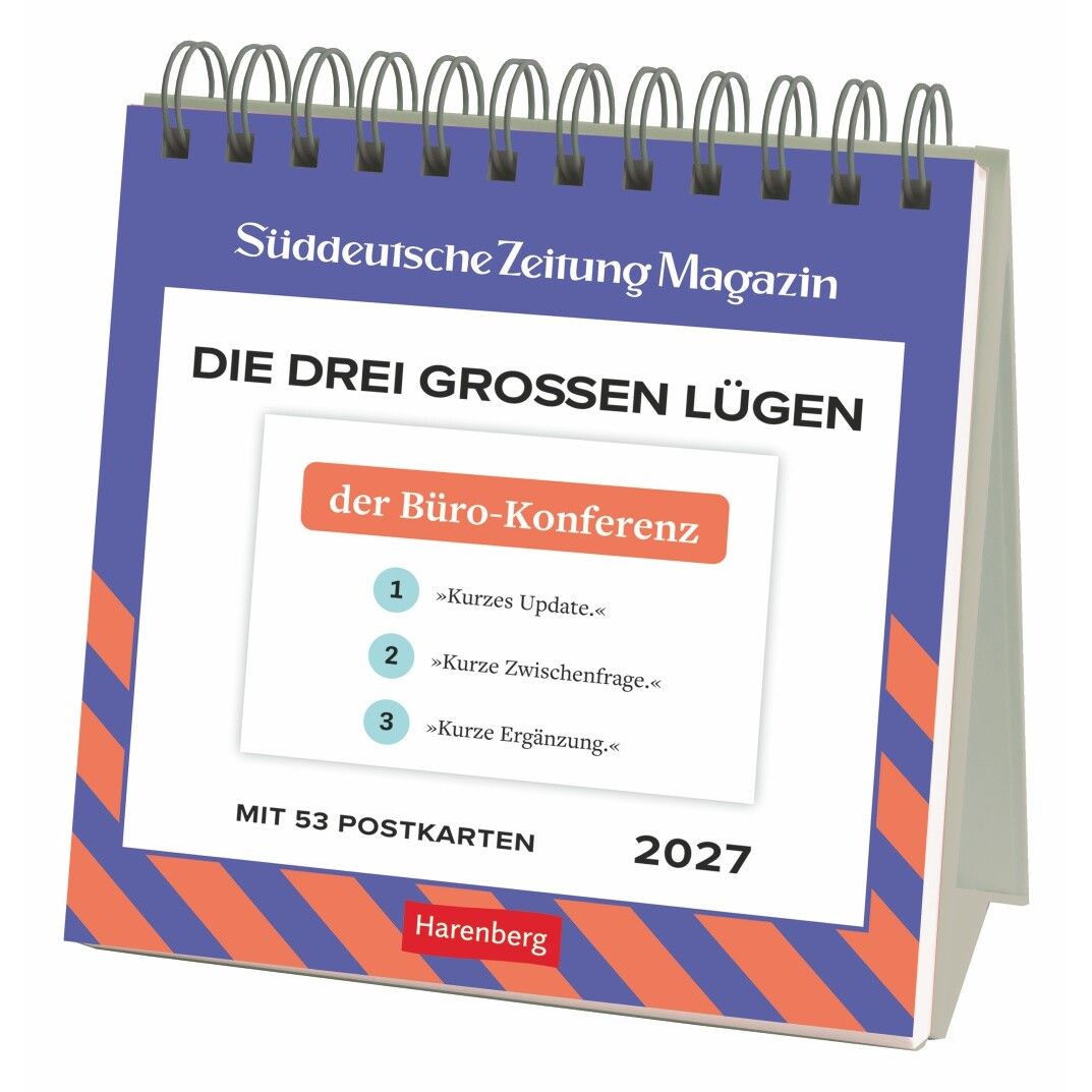 Die drei großen Lügen Premium-Postkartenkalender-952