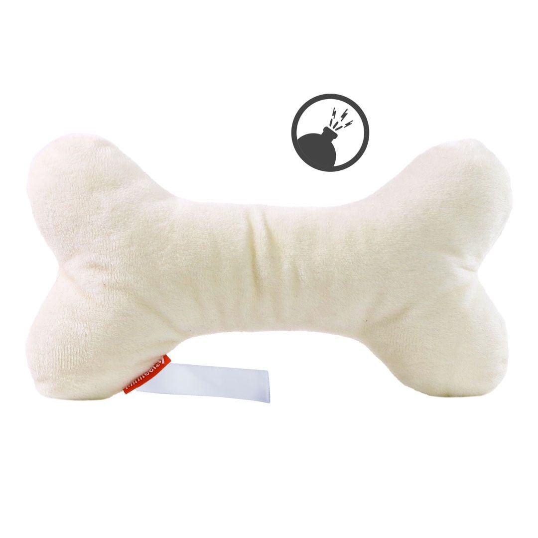 MiniFeet® Hundespielzeug Knochen - creme-744
