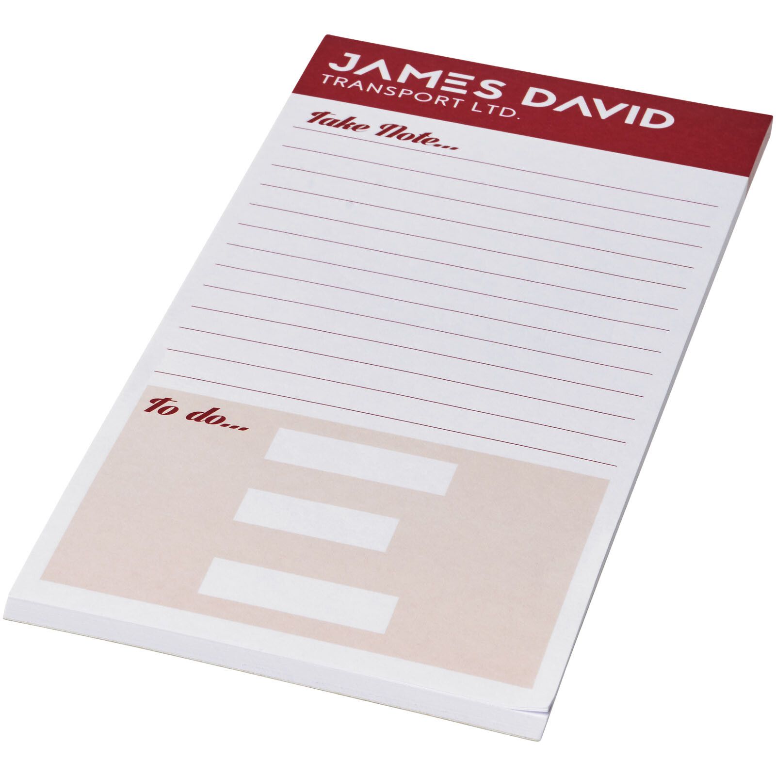 Desk-Mate 1/3 A4 Notizblock - weiss-935