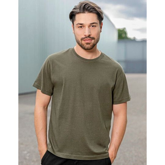 Men´s Organic Heavy Luxury Roundneck Tees - dark grey-258