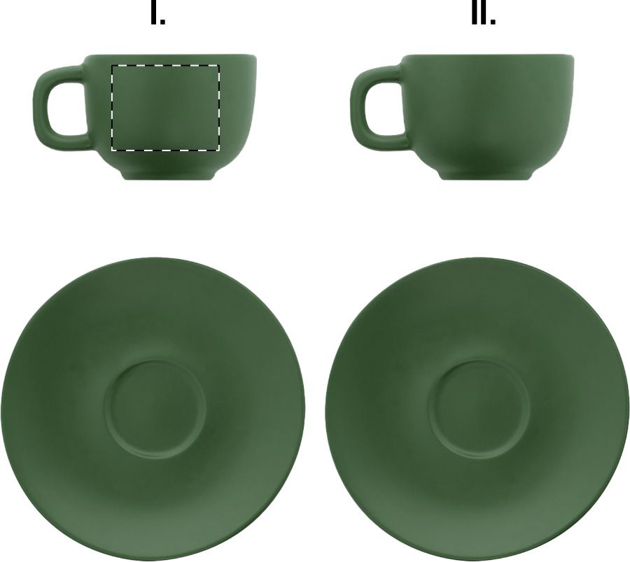Veredelungsposition Tasse 1 - für Linkshänder