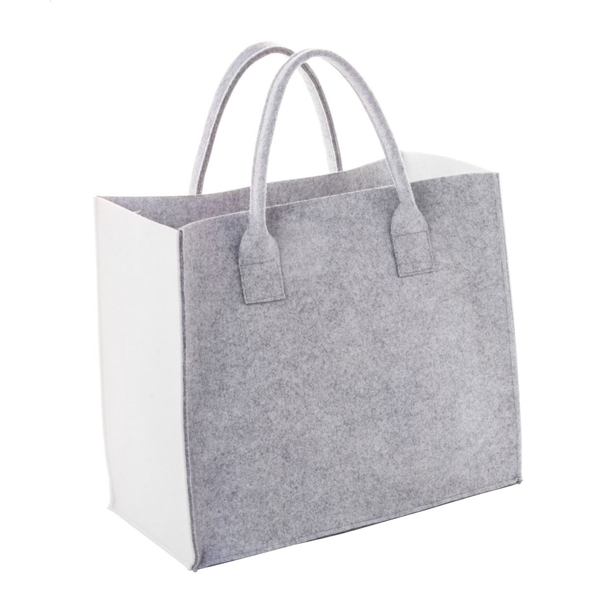 Individuelle Einkaufstasche CreaFelt Shop B - grau-236