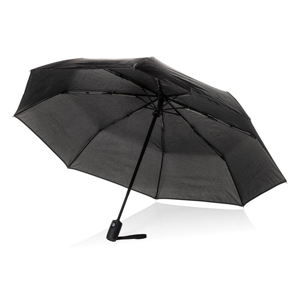 Swiss Peak Vito Aware™ RPET 21" Schirm mit auto open/close - schwarz-814
