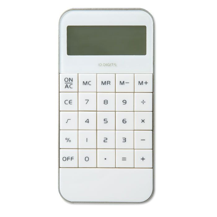 Taschenrechner ZACK - weiß-831
