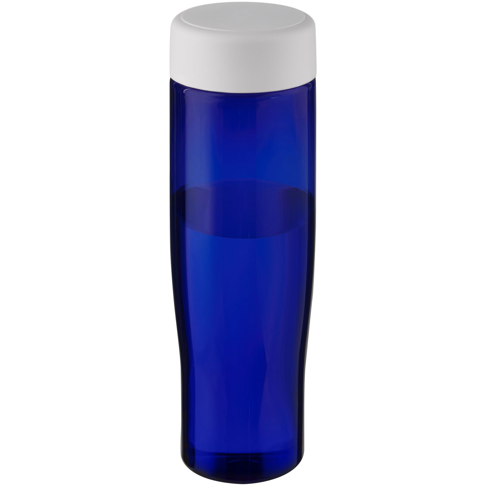 H2O Active Eco Tempo 700 ml Wasserflasche mit Drehdeckel - weiss -  blau-182