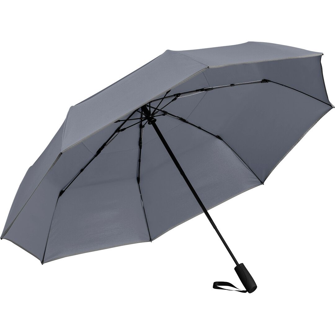 AOC-Gäste-Taschenschirm Jumbomagic® Windfighter® 2.0 mit waterSAVE® Bezug Ø123 cm - grau-752