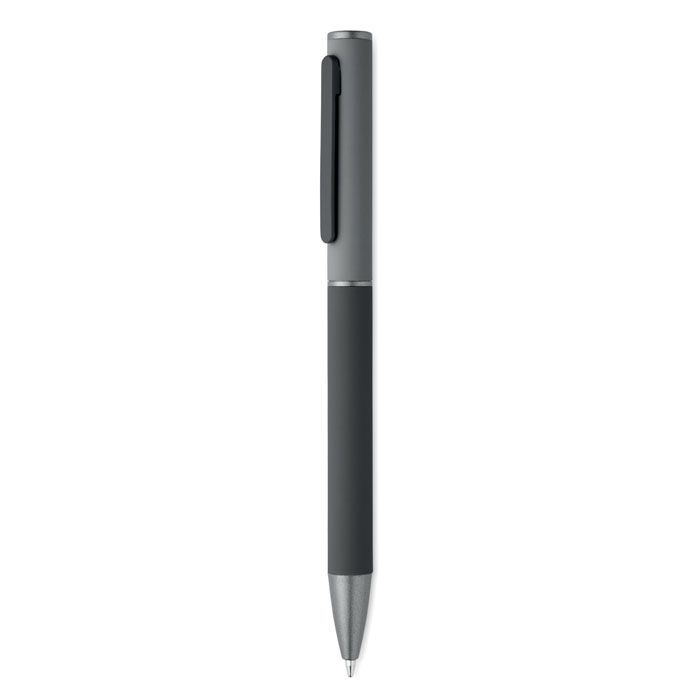 Drehkugelschreiber recy. Alu FILLAN - schwarz-406
