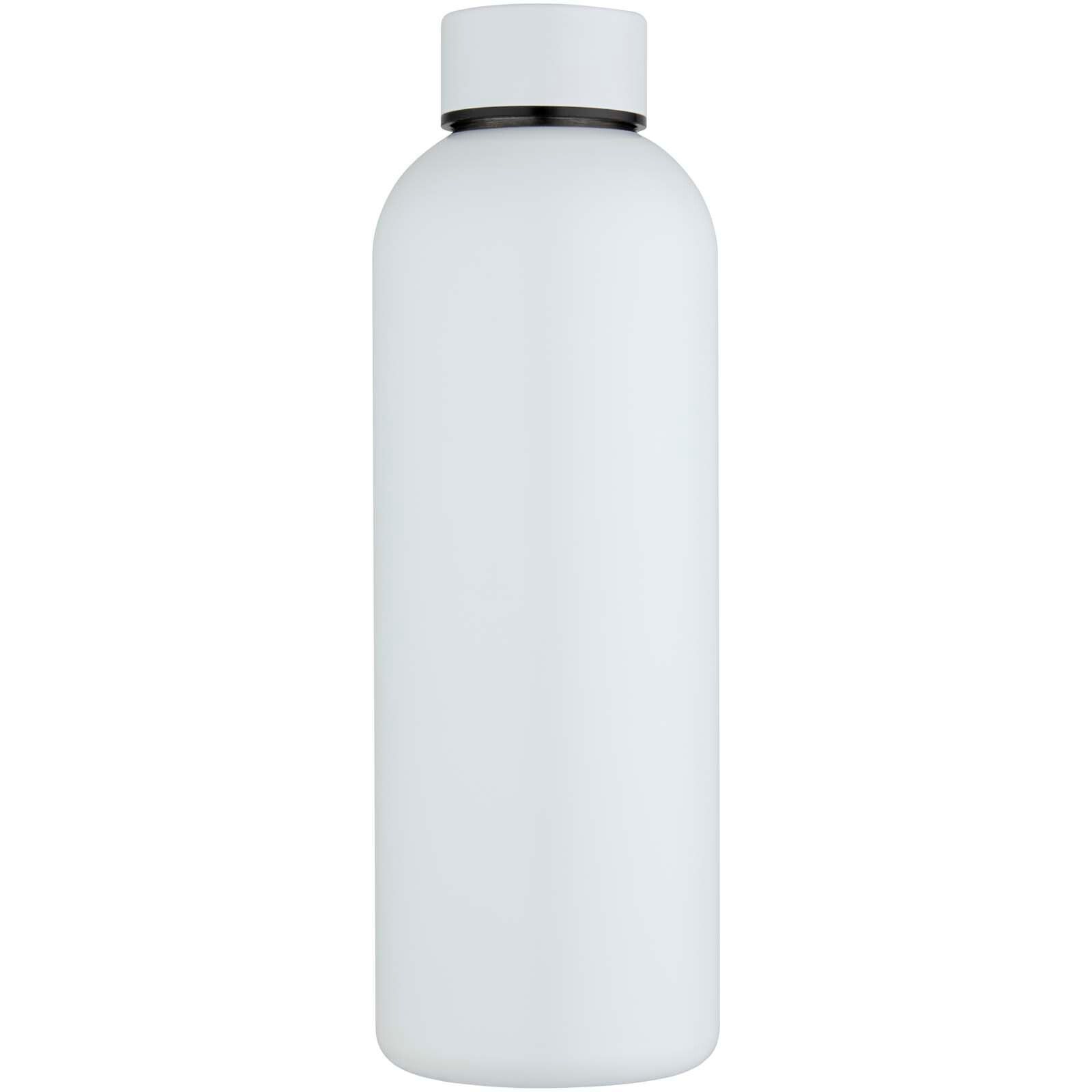 Spring 750 ml RCS-zertifizierte einwandige Trinkflasche aus recyceltem Edelstahl - weiss-41