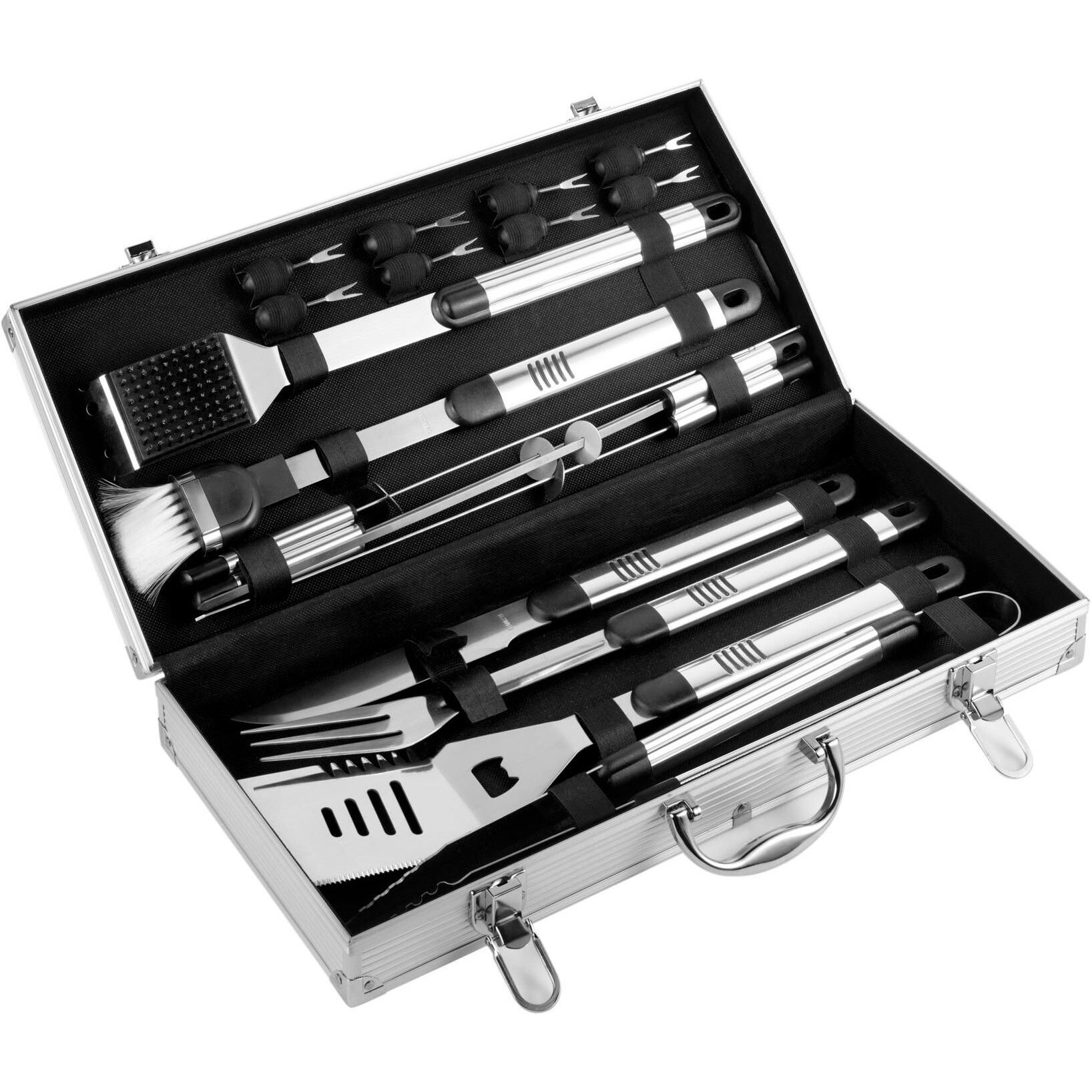 Grillset aus Edelstahl Dawn - silber-192